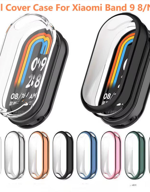Load image into Gallery viewer, Full Cover Case for Xiaomi Mi Band 9 8 Screen Protec Mi Band9 8 NFC Screen Protector Protective Case Watch Casefor Mi Band8 9
