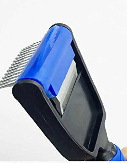 Load image into Gallery viewer, Pet Grooming - the Desheddinator Dog Brush Dog Comb and Undercoat Rake for Dogs Cats + Horses. Cat Brush for Shedding, Cat Grooming Brush, Cat Comb &amp; Cat Groomer at Cat Products. De-Shedding Tool
