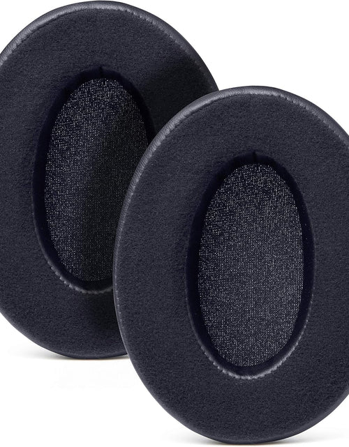 Load image into Gallery viewer, Wicked Cushions Velour Replacement Earpads for ATH M50X - Compatible with ATH M40X / M50XBT / Hyperx Cloud 1 &amp; 2 / Steelseries Arctis 3/5 / 7 / 9X &amp; Pro/Stealth 600 &amp; More (Black)
